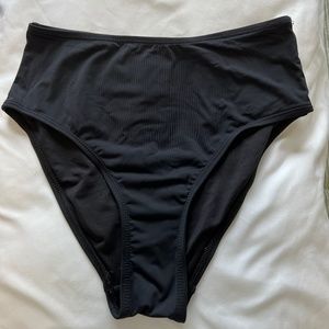 Black Cotton On Bikini Bottom, XS